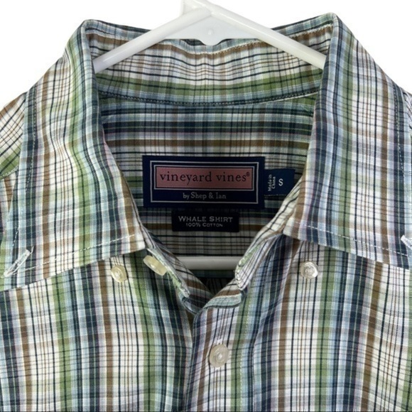 Vineyard Vines Men Casual Shirt Buttons Down Plaid Sz S - Picture 12 of 12